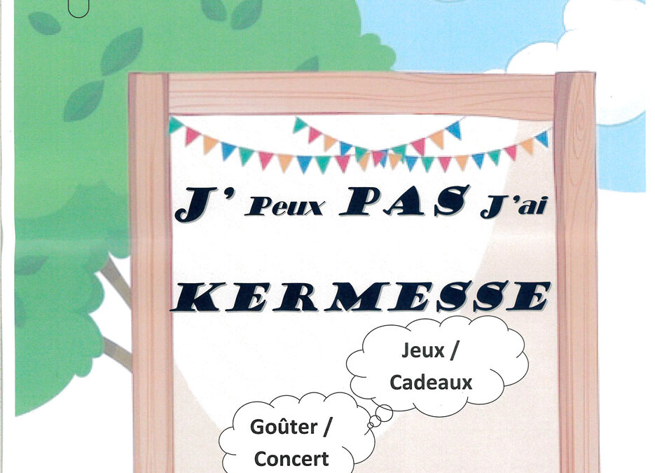Kermesse à l’école de Geffosses le 2 juillet 2023