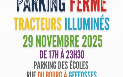 Arrêté de circulation – Parking des école fermé le parking  le 29 novembre 2025 entre 17h à 23h30