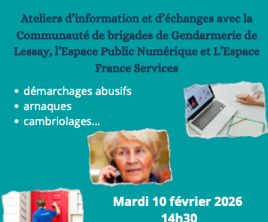 Prévention des arnaques – Mardi 10 février 2026 à Montsenelle
