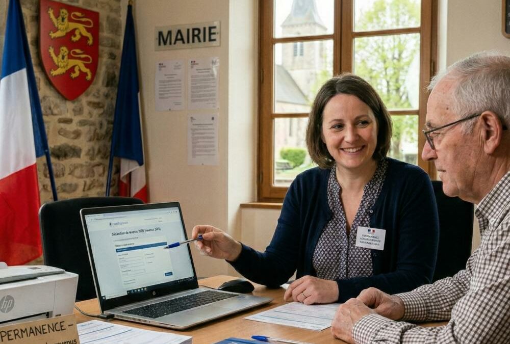 Permanence France Services en mairie – Mardi 12 mai de 10h00 à 12h00-  Aide à la déclaration de revenus 2026 (revenus 2025)