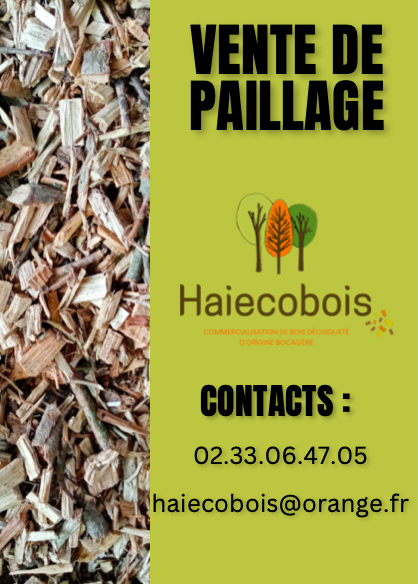Association Haiecobois- fourniture de paillage issu de ressources locale