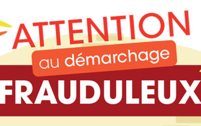 ATTENTION – ARNAQUE AU PORTE-À-PORTE
